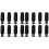 16Pcs Table Football Grip Replacement Black Hard Rubber Handle 1