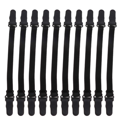 30Pièces Crochet Masque Noir Boucle Élastique Durable