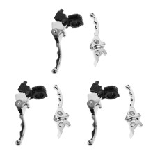 3Pairs Replacement Metal Brake Levers for Motorcycles Assorted Color