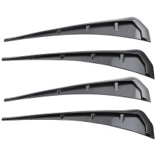 2Pairs Plastic Car Side Vent Covers Black Decorative Air Vent Strips