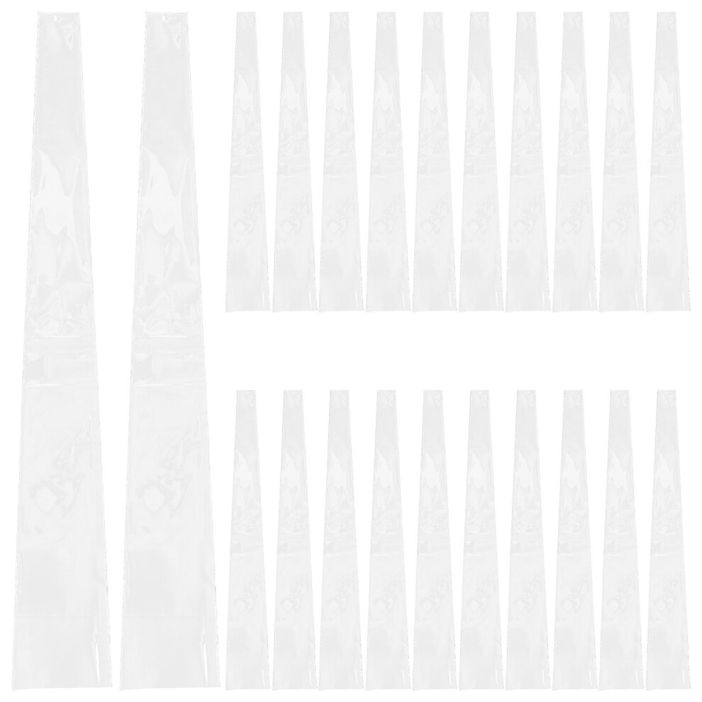 Photos - Other Office Equipment 100Pcs Transparent Plastic Tie Storage Bags Clear Neck Tie Organizer