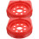2Pcs Red Plastic Fire Extinguisher Base Stand Stable Storage Holder 1
