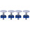 4Pcs Silver Sink Basin Covers Stainless Steel Kitchen Accessories Set 1