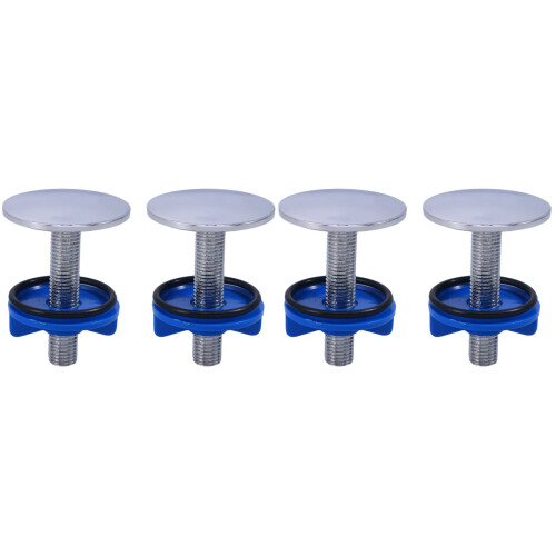 4Pcs Silver Sink Basin Covers Stainless Steel Kitchen Accessories Set