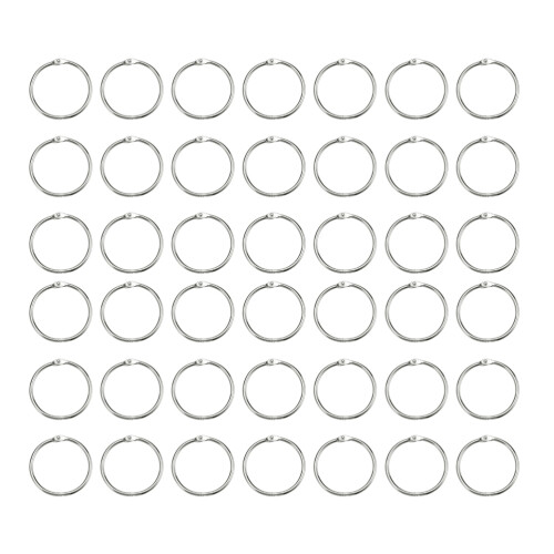 300Pcs Silver Opening Connective Hoops Metal DIY Accessories