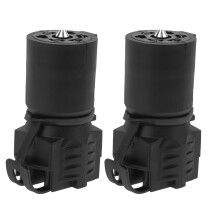 2Pièces Adaptateur Remorque 7 Broches Vers 4/5 Broches ABS Noir