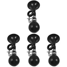 4Pcs Black Iron Bike Handlebar Horns Lightweight Safety Cycling Bells