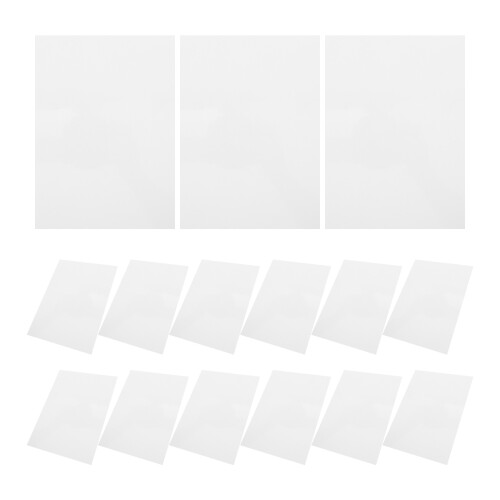 15Pcs Bops Heat Shrink Sheets for Craft Making Printable White Plastic