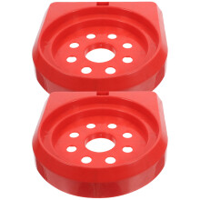 2Pcs Plastic Fire Extinguisher Holder Red Safe Mount for Indoor Use