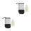 2Sets Windfeste Pe Roller-Skating Marker Cone Für Schnelles Training 1