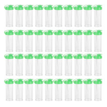 100St Plastic Stoelmonsterbeker Groen 15Ml Met En