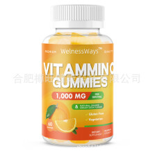 Vitamin C Gummies Support Immune System Antioxidant Orange