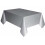Silver Plastic Table Cover (137x274 cm) 1