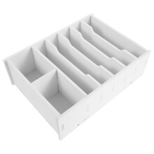 Cash Box Wit Met Verwijderbare Verdelers Voor Bureau