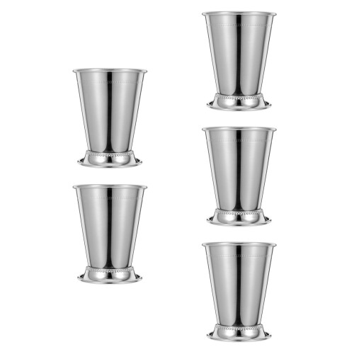 5Pcs Stainless Steel Mint Cups Cocktail Drinkware