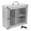 Transparent Wall Mount Medicine Organizer Metal Storage Box 1