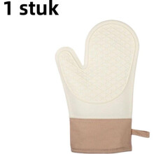 Insulating silicone gloves (1 piece) - Thick and non-slip - High-temperature resistant - Ideal for cooking, etc.