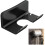 Hair dryer holder - Black - No drilling required - Durable - Space-saving 1