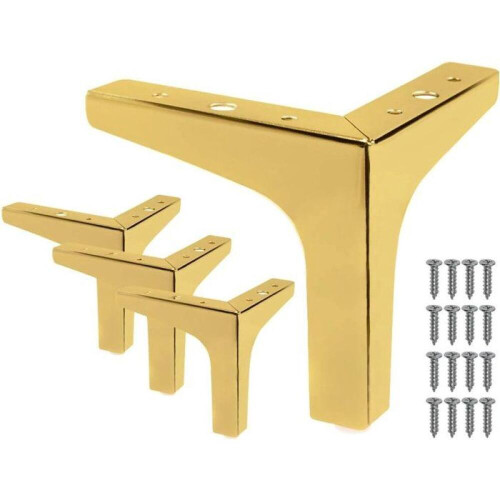 Pés de mesa - pés para móveis - conjunto de 4 pés de 15 cm (6 polegadas) - pés para banco de estilo moderno
