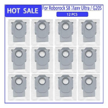Compatibil cu sacii de praf INF pentru aspiratorul Roborock S8 MaxV / Ultra G20s (pachet de 12)