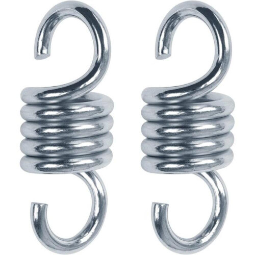 Suspension system - 2 pieces - Ceiling hook - Spring suspension - Hanging chair mounting hardware - For