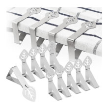 10 Tischdeckenclips für den Außenbereich, Edelstahl, 7,5 x 4,5 cm, für Bankette, yd Label