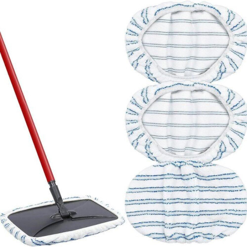 Kompatibel med moppehovedtilbehør - Genanvendelige mikrofiberklude til flade mopper