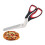 Professionel pizzasaks, pizzaskærer, pizzaskærer i rustfrit stål, 27 cm stor multifunktionel pizzakniv 1