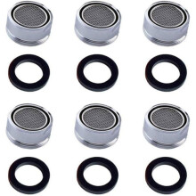 Set de 6 filtre de robinet economisitoare de apă, aerator de bucătărie/baie