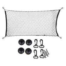 Dog car safety net, universal trunk net bag, Label trunk net cover