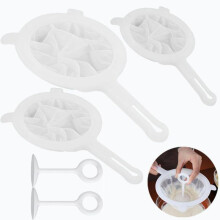 Kitchen funnel, jam filling funnel - 5-piece set, 200 mesh fine sieve, yogurt sieve