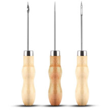 3-teiliges DIY-Kerzenherstellungsset: Stanzwerkzeug mit rundem Loch, Kegelhaken und Handbohrer für Silikonformen