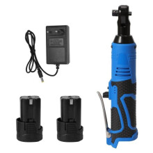 100 Nm elektrisk spärrnyckel, sladdlös elektrisk nyckel med 2 x 18V-batterier, 3/8 tum, 260 rpm, för bilreparationer