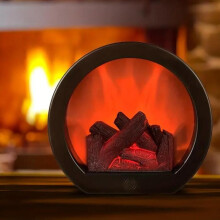 LED-stämningsbelysning för kamin - Stämningsbelysning för kamin - Minilykta för kamin - Kamin - Belysning - Stämningsbelysning - Belysning