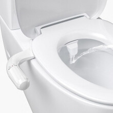 Toiletbidet, ikke-elektrisk bærbar bidetsprøjte, ultratynd venstrehåndet bidet til toilet med vandtryk