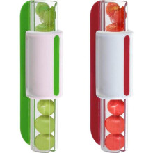 2-delad fruktskärare - Tomatskärare - Druvskärare - Köksredskap - Salladsskärare - Tomatskärare - Grönsaksskärare