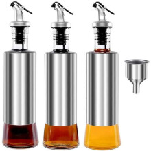 Oil and Vinegar Dispenser Set, Olive Oil Bottle, Oil Dispenser, Oil and Vinegar Bottles