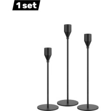 Lysestaker - Koniske lysestaker i metall - Ideelle for peiser, bryllup, minnestunder - Dekorasjoner for...
