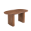 Rowan Oval Extending Dining Table Walnut Finish 8