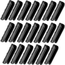 20-Piece 8cm Greenhouse Clamps, Black Plastic Film Frame, Gardening Tube Clamps