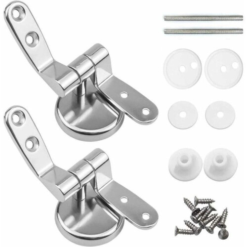 Reservehengsler - Sett med 2 - Sinklegering - Rustfri - Universalfester