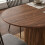 Rowan Oval Extending Dining Table Walnut Finish 5