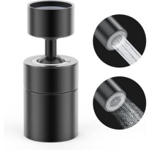 Kraanbeluchter -- 360 draaibaar - 2 instelbare standen - Waterbesparend - Gelakt messing