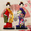 Artistic Japanese Geisha Statue Fabric & ABS Component-015 6