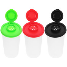 Lot de 3 salières et poivrières en plastique