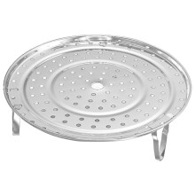 Grille de cuisson vapeur en acier inoxydable 21,5 x 21,5 cm