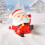 Weihnachtskugel-Dekoration mit Weihnachtsmann und Schneemann 1