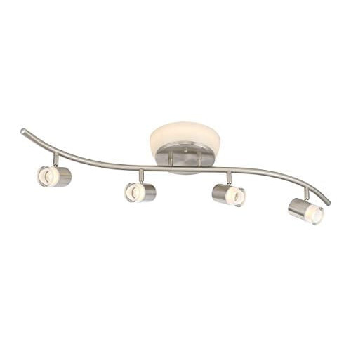 Kit di faretti a LED da incasso con 4 teste regolabili,