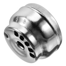 Bouton de rechange pour machine à pâtes en acier inoxydable argenté