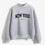Dame O-hals Langærmet Pullover Sweatshirt Grå XXL 1